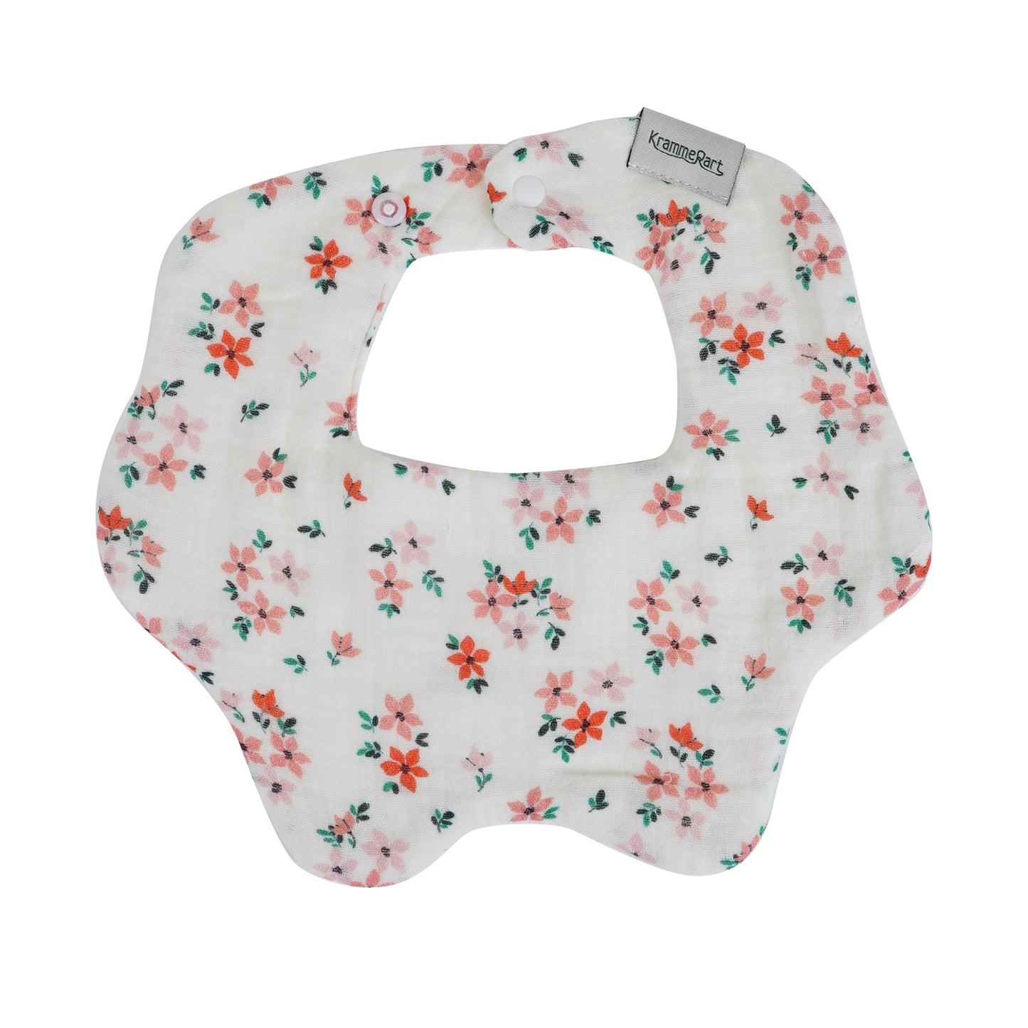 Bølge hagesmæk Røde og Lyserøde blomster