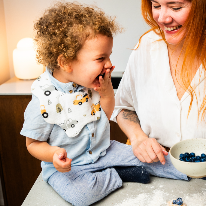 Bølge hagesmæk Traktor og Gravemaskiner