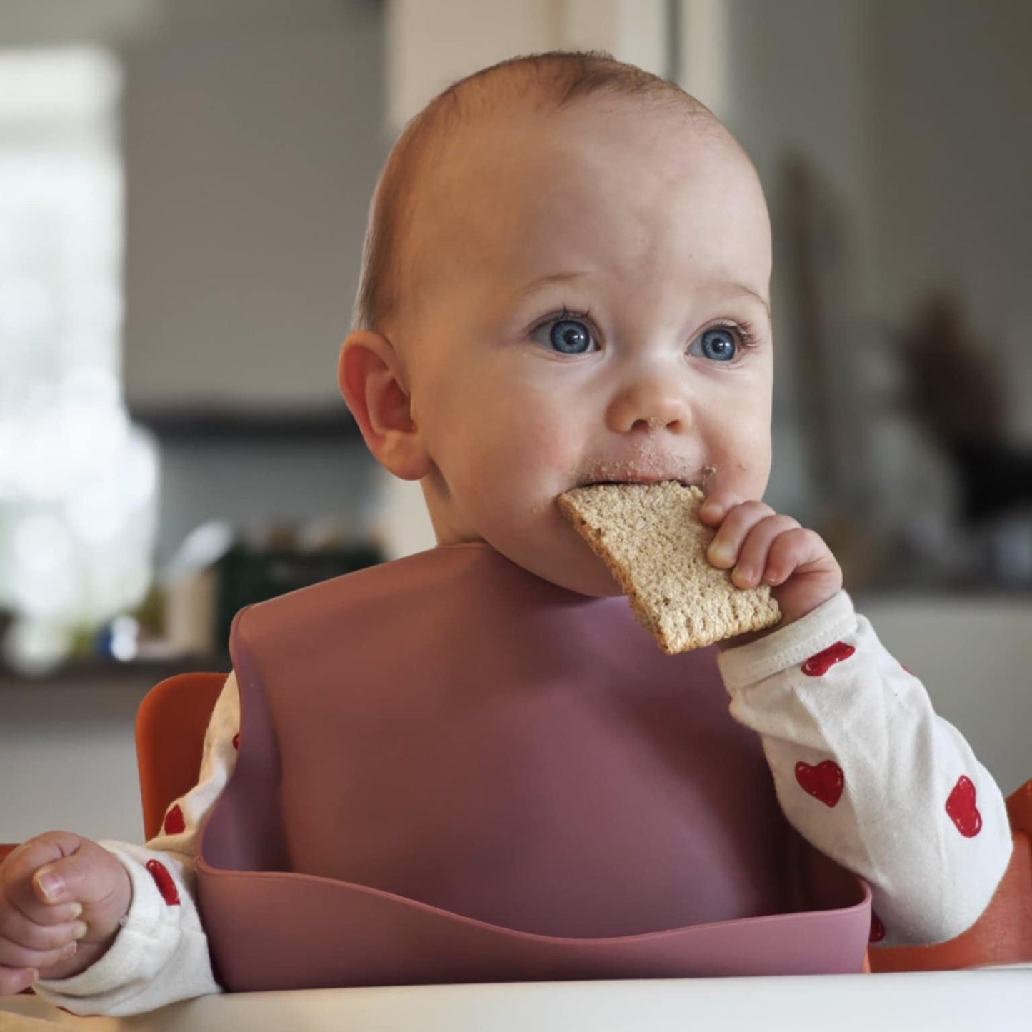 Silikone hagesmæk Cerise