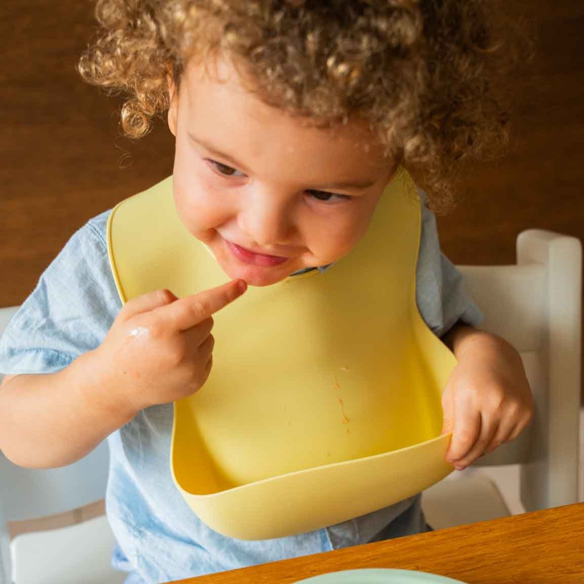 Silikone hagesmæk Lys Gul