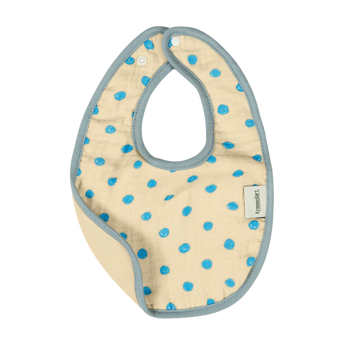 Oval hagesmæk Blå prikker