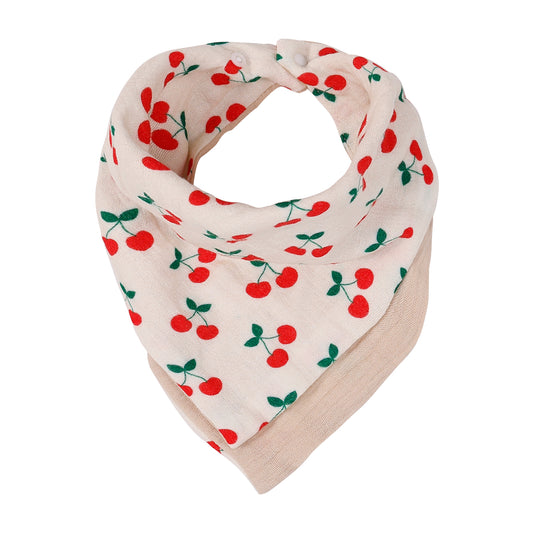Bandana hagesmæk Kirsebær/Sand