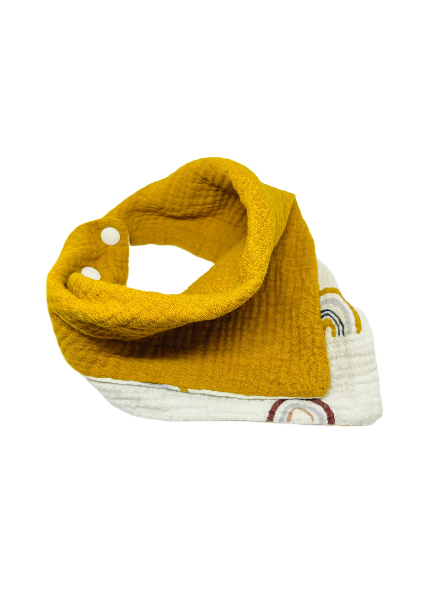 UDSALG🚨 Bandana hagesmæk Regnbue/Karry