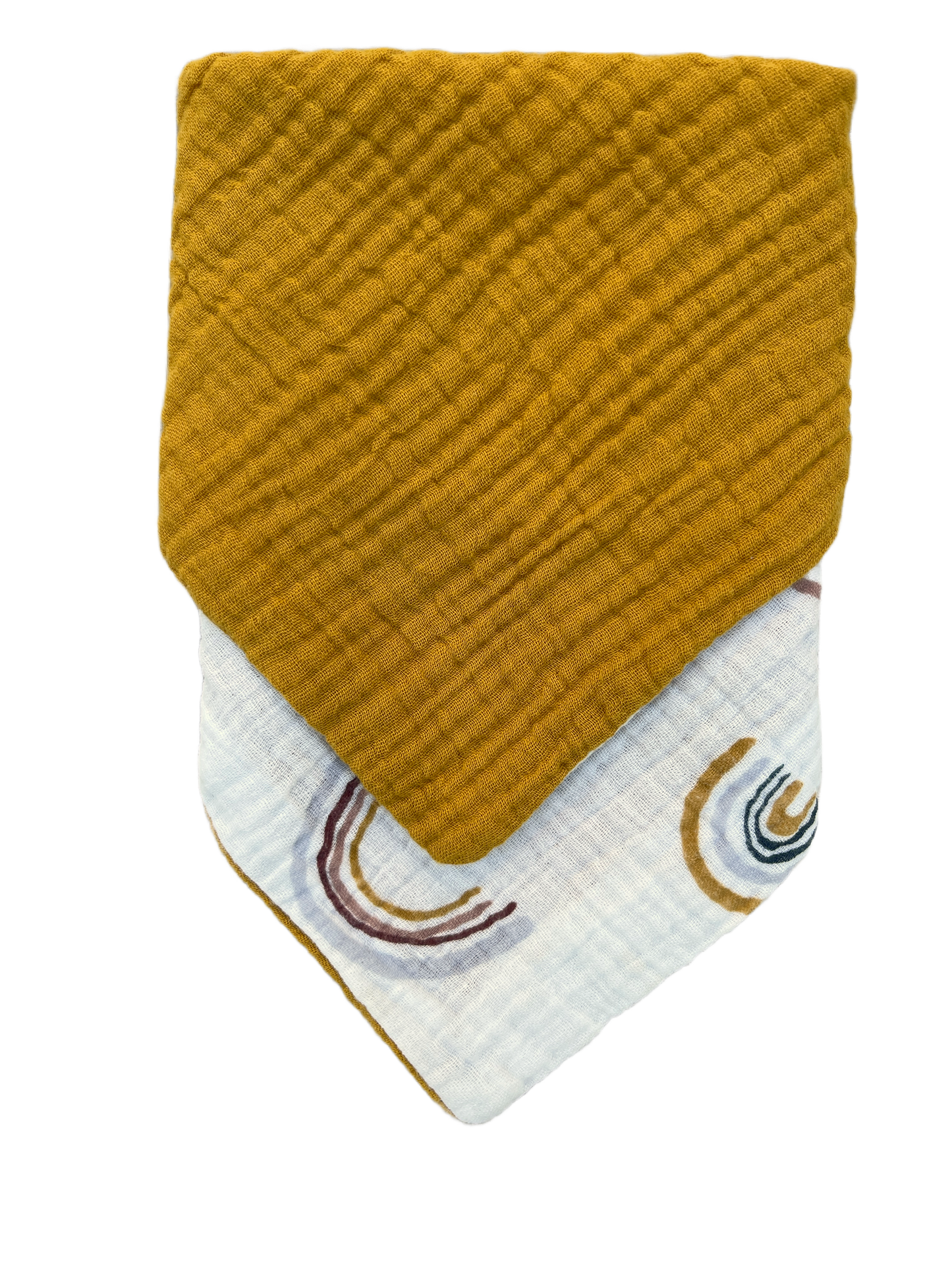 UDSALG🚨 Bandana hagesmæk Regnbue/Karry