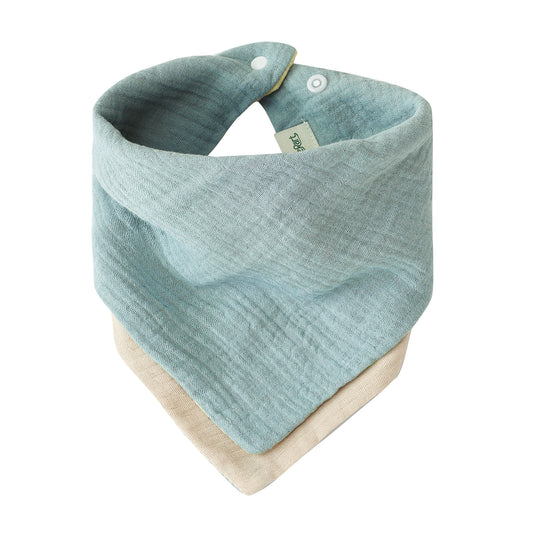 Bandana hagesmæk  Retro Blå/Sand